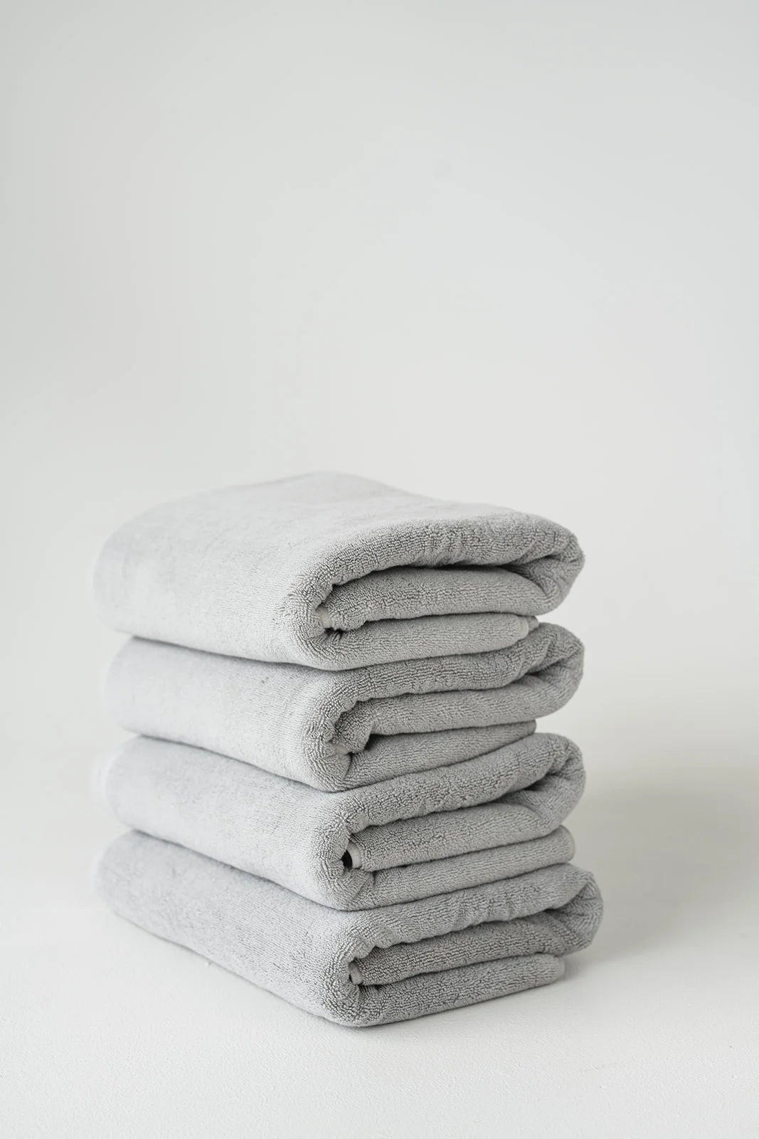 Grey Ultra Plush Luxury Bath Towels, Set of 4