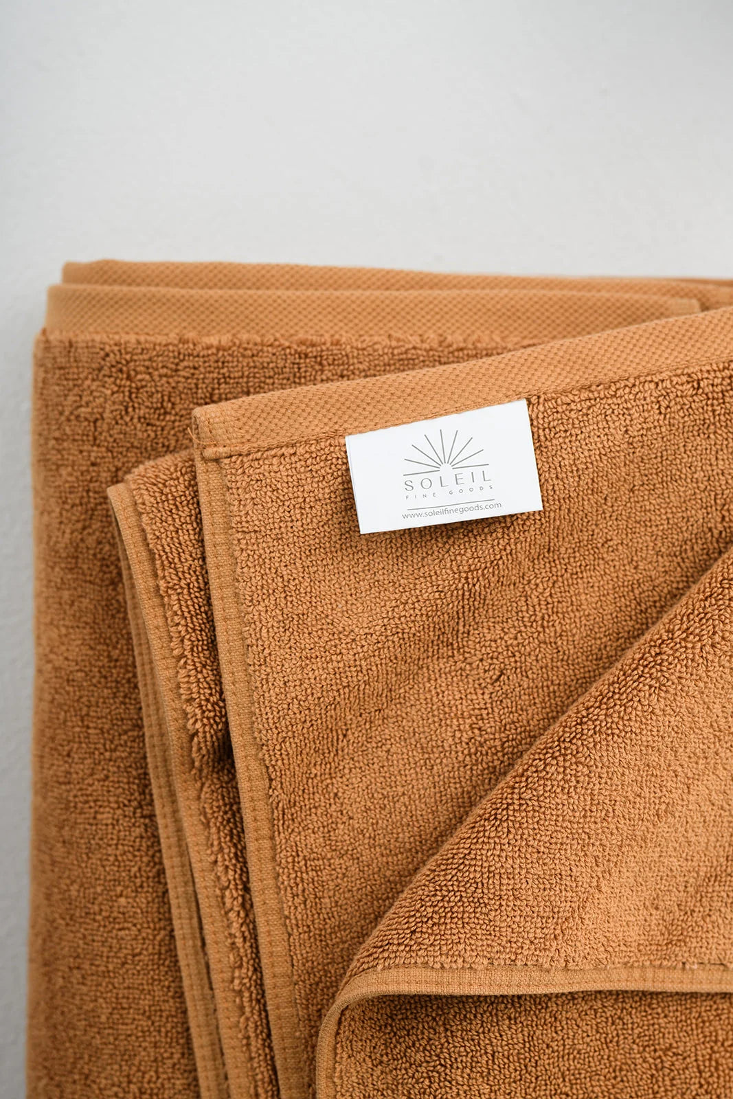 Brown Amber Ultra Plush Luxury Bath Towels, Set of 4