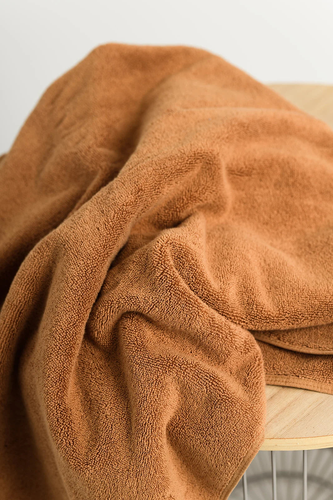 Brown Amber Ultra Plush Luxury Bath Towels, Set of 4