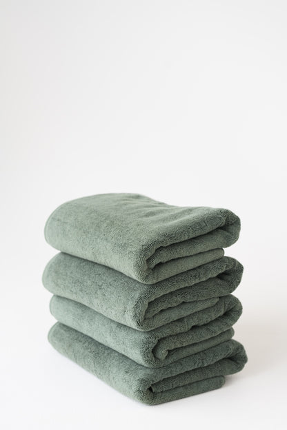 Forest Ultra Plush Luxury Bath Towels, Set of 4